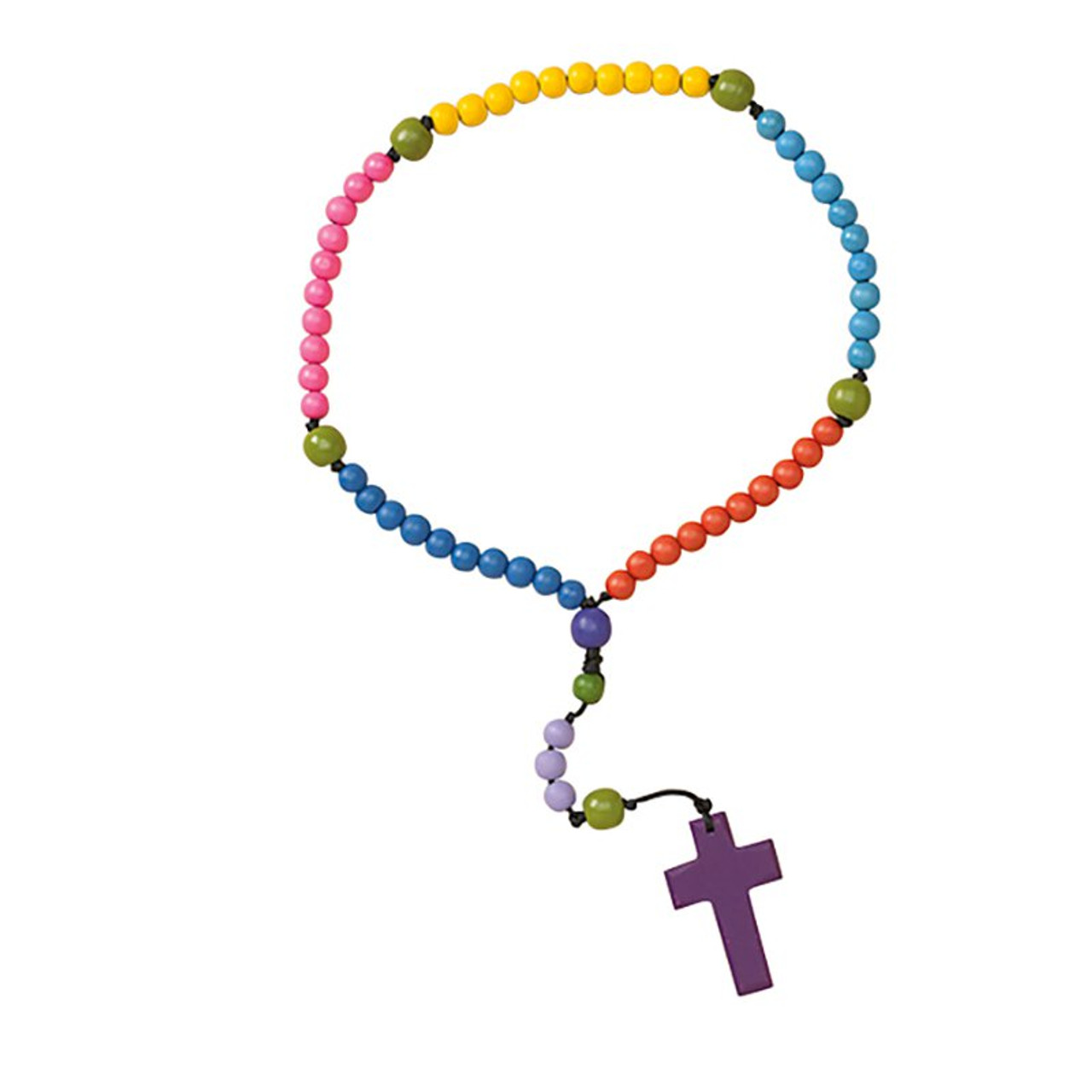 Make-Your-Own Beaded Rosary Craft Kit - 12 kits/pk