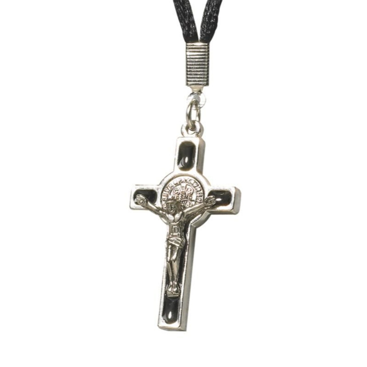St. Benedict Mini Crucifix Pendant - 12/pk - Autom