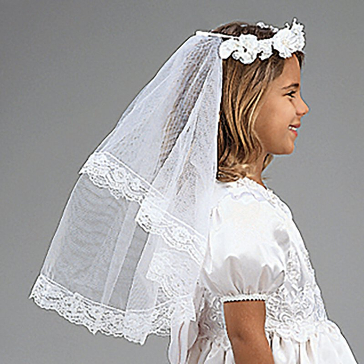 Roman First Communion Veil Emily