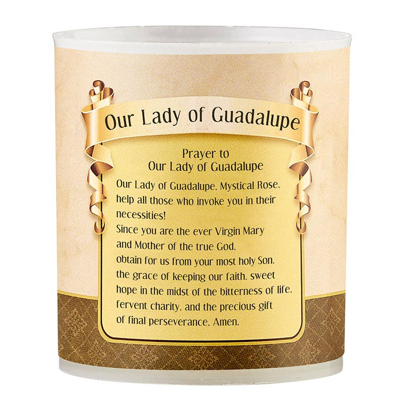 Our Lady of Guadalupe Devotional Votive Candle 36/cs [Consumer]Autom