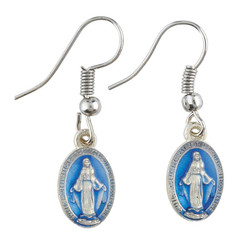 Miraculous Medal Earrings - 12 pairs/pk