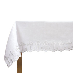 Buy Cross Lace Trim Altar Cloth for Sale, Church Altar Frontals with Lace