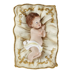 Infant Jesus on White Pillow - Small
