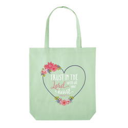 Trust in the Lord with All Your Heart Tote Bag - 12/pk