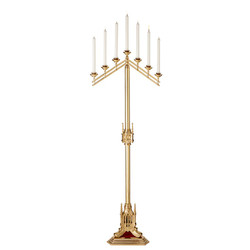 Sudbury Brass&trade; San Pietro Series Seven-Light Adjustable Candelabra