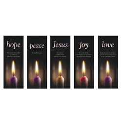 Advent Candle Series X-Stand Banners - Set of 5