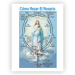 Pray the Rosary Pamphlet (Spanish) - 100/pk