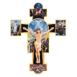 Life of Christ Wall Crucifix