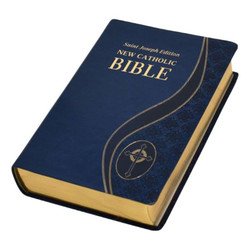 The New Catholic Bible - Giant Type Edition - Dura-Lux - Dark Blue