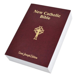 The New Catholic Bible - Giant Type Edition - Flexible - Burgundy