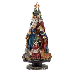 Nativity Christmas Tree Figurine (J5227)