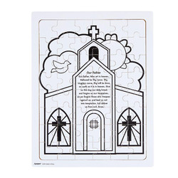 Our Father Prayer CYO 48-pc Tray Puzzle - 8/pk