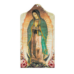 Our Lady of Guadalupe Wood Plaque