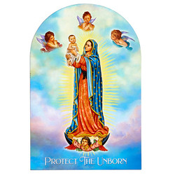 Our Lady Of Guadalupe Pro-Life Desk Stand