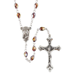 Tears of Mary Rosary with Amethyst Beads
