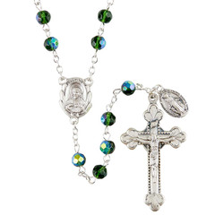 Prague Emerald Rosary (J7393)