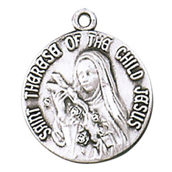 St. Therese Medal on Chain