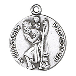 St. Christopher Medal on Chain (JC-92/1MFT)