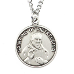 St. Pio of Pietrelcina Medal on Cord