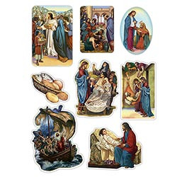 Catholic Stickers - Miracle of Jesus