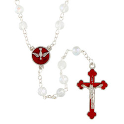 Crystal Confirmation Rosary (BK-12261)