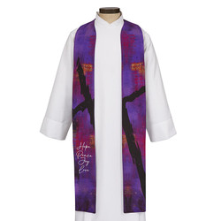 Lenten Cross Overlay Stole