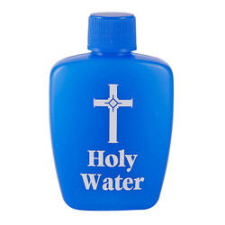 2 oz Blue Holy Water Bottle - 24/pk