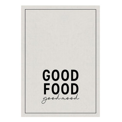 Tea Towel - Good Food Good Mood - 2/cs