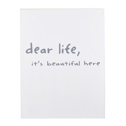 Face to Face Cadet Case Word Board- Dear Life, It's Beautiful Here - 2/cs