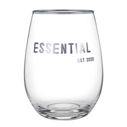 Face to Face Stemless Wine Glass - Essential - 6/cs