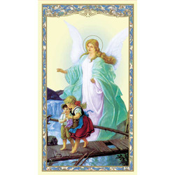 Guardian Angel Holy Card 100Pk