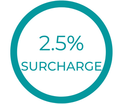 2.5% Handling Surcharge