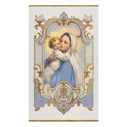 Madonna & Child Vintage Banner