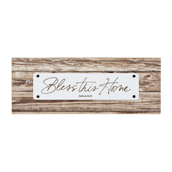 Tabletop Plaque - Bless this Home - 2/cs
