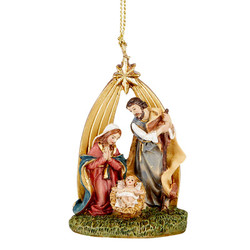 Arch Nativity Ornament - 4/pk