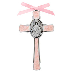 4-1/2" Guardian angel Cross - Girl