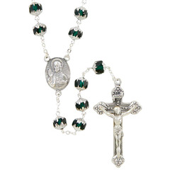 La Verna Collection Emerald Rosary