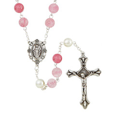 Positano Collection Pink Rosary
