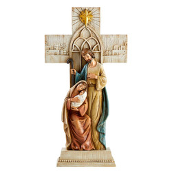 Holy Family Cross Figurine (L6428)