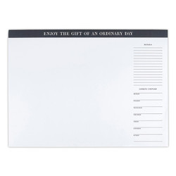 Face to Face Desktop Notepad - Enjoy The Gift of An Ordinary Day