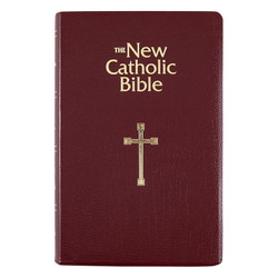 Burgundy New Catholic Bible - Gift & Award Edition