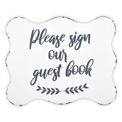 Sign - Sign Our Guest Book