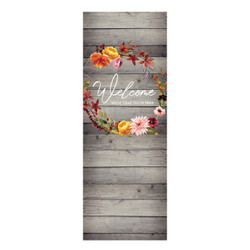 Fall Welcome Wreath X-Stand Banner