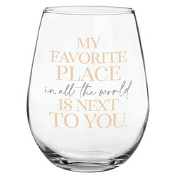 Stemless Wine Glass - Favorite Place