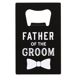 Man Card Bottle Opener - Father of the Groom