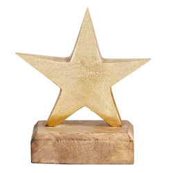 Gold Star with Base - Small