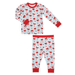 2pc Pajama Set - Santa, 6-12 months