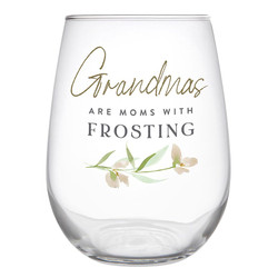 Grandma Frosting Wine Glass