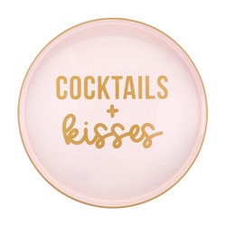 Bar Tray - Cocktails + Kisses