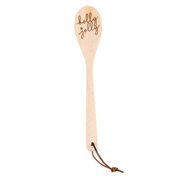 Wooden Baking Spoons - Holly Jolly